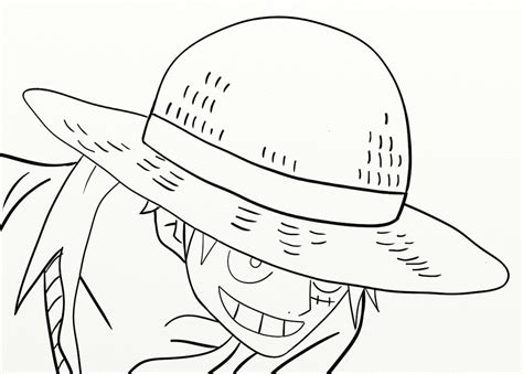 Luffy Lineart By Grey Terminal On Deviantart