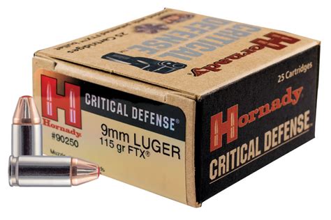 Hornady 9mm 115 Gr Critical Defense 25box Sportsmans Outdoor Superstore