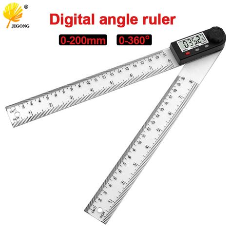 Digital Protractor Angle Ruler 200mm 8inch Angle Finder Meter Plastic