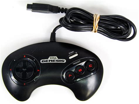 Sega Genesis 3 Button Controller Red Button Sega Genesis Retromtl