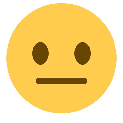 Straight Face Emoji Straight Face Emoji Meaning With Pictures From A