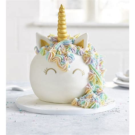 Unicorn Cake Round Head From Hemisphere Cake Pans Love The Mane