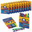 Crayon Set  12 Packs With 8 Pieces Assorted Coloring Pencils In Each