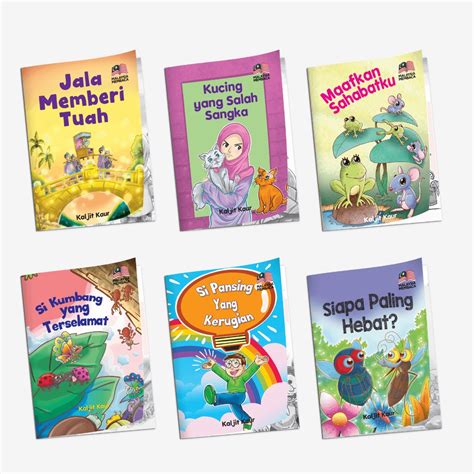 Set Buku Cerita Sekolah Rendah Set Buku Cerita Kanak Kanak Buku