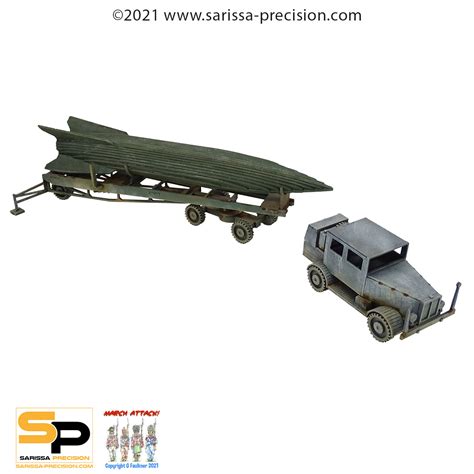 V2 Rocket Mobile Launch Set Sarissa Precision Limited