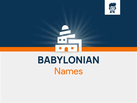 Babylonian Names 600 Catchy And Cool Names Brandboy