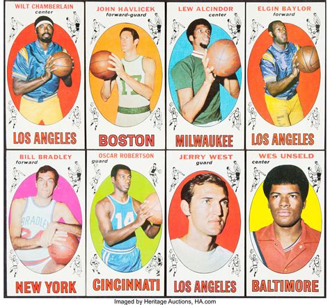 1969 Topps Basketball Complete Set 99 Basketball Cards Sets
