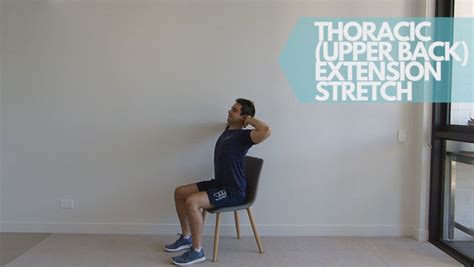 Seated Thoracic Extension Stretch Exercise Technique For Seniors — More Life Health Seniors
