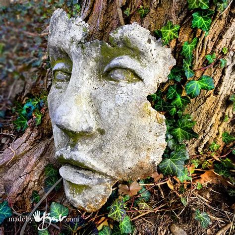 Huge Diy Concrete Face Garden Sculpture Concrete Diy Garden