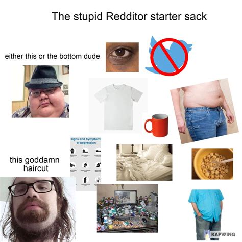 The Stupid Redditor Starter Pack Rstarterpacks Starter Packs