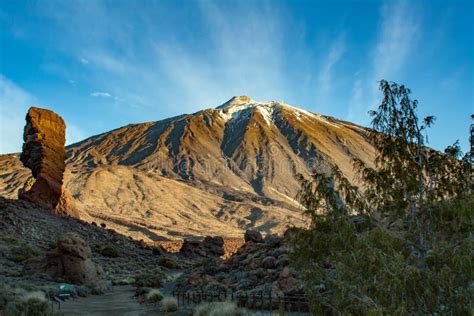 Spectacular View To The Pico Del Teide In Tenerife Stock Photo Image