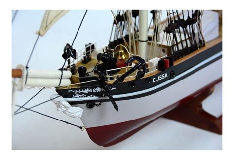 Tall Ship Elissa Galveston Texas Wooden Boat Model