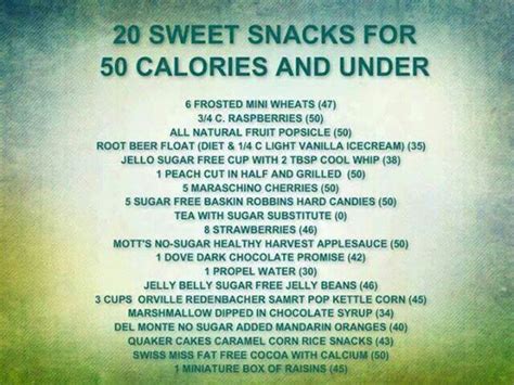 50 desserts under 100 calories: Snacks under 50 Calories | Grocery Shopping Lists | Pinterest
