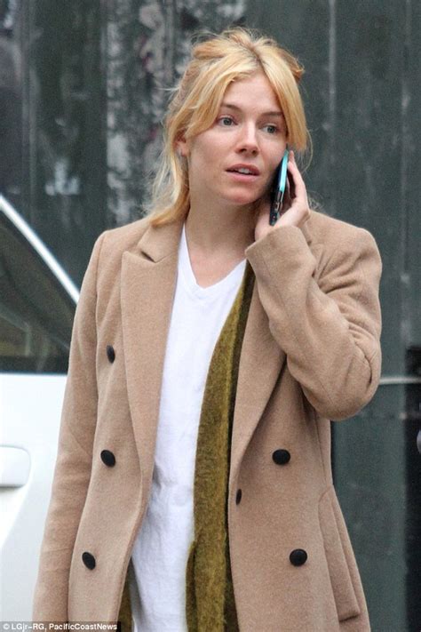 Sienna Miller Shows Off Her Natural Beauty While Out In New York