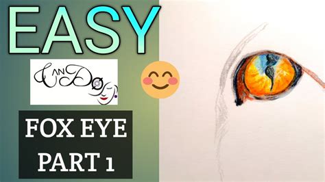 How To Draw A Fox Eye Step By Step For Beginners Easy Fox Eye Drawing