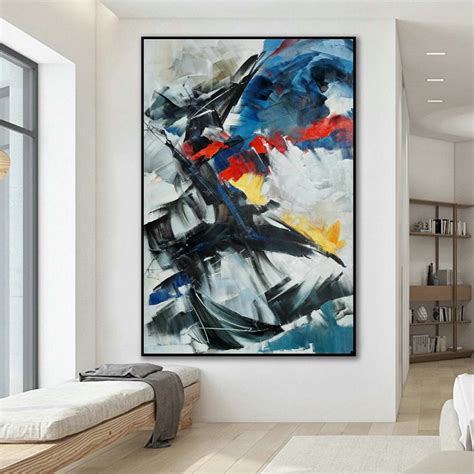 Beautiful Bright Color Modern Abstract Wall Art Decor Extra Large