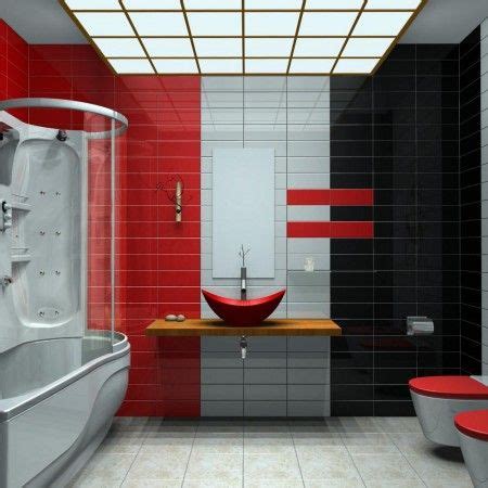 48 trendy bath room bathtub floor plans bath ceiling design. pop art bathroom tiles - Google Search | Bathroom red, Bathroom tile designs, Colorful bathroom tile