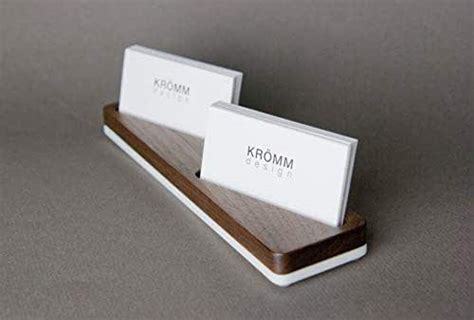 Economy shipping only $6.95 & free on orders $75+ Amazon.com: Wood Multiple Business Card Holder, Wooden ...