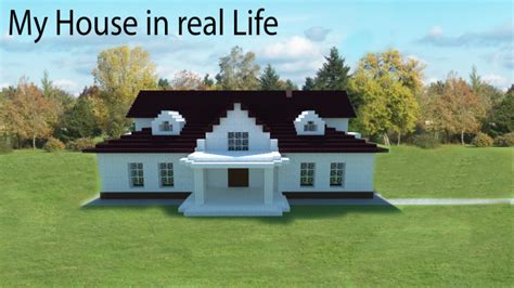 My Real Life House In Minecraft Minecraft Map