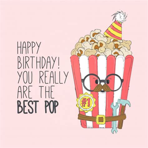 Download Happy birthday dad card | Premium Vector