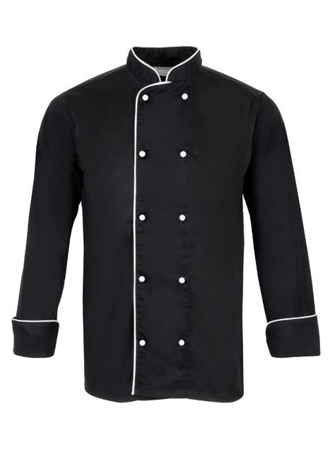 Black Exclusive Chefs Jacket Ins08b
