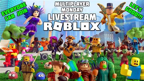 Roblox Playing With Viewers Multiplayer Monday Youtube
