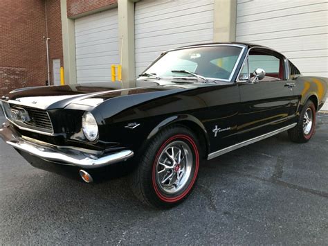 1966 Ford Mustang Fastback Factory Raven Black Excellent Condition For