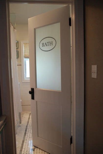 Frosted Glass Door Bath Glass Bathroom Door Vintage Modern