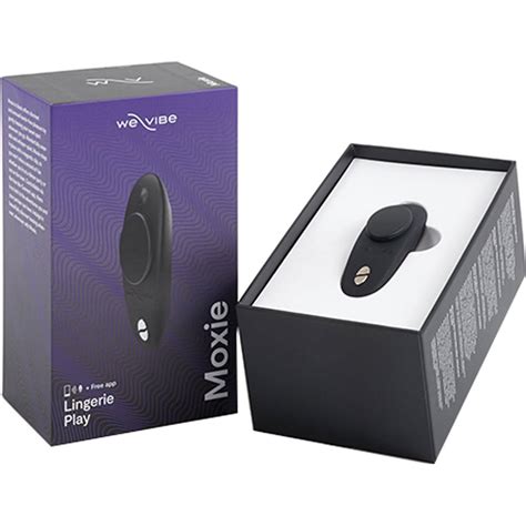 We Vibe Moxie Smartphone App Controlled Wearable Clitoral Vibrator Black