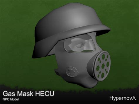 Hecu Gas Mask Model V01 Image Hypernova Mod For Half Life Moddb