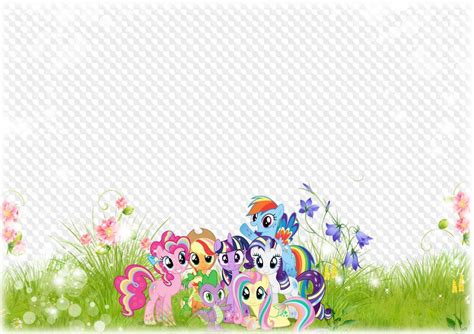 My Little Pony Photo Frame Template Psd Png Download