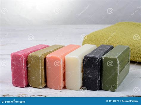 Several Multicolored Soaps Stock Image Image Of Design 45105077