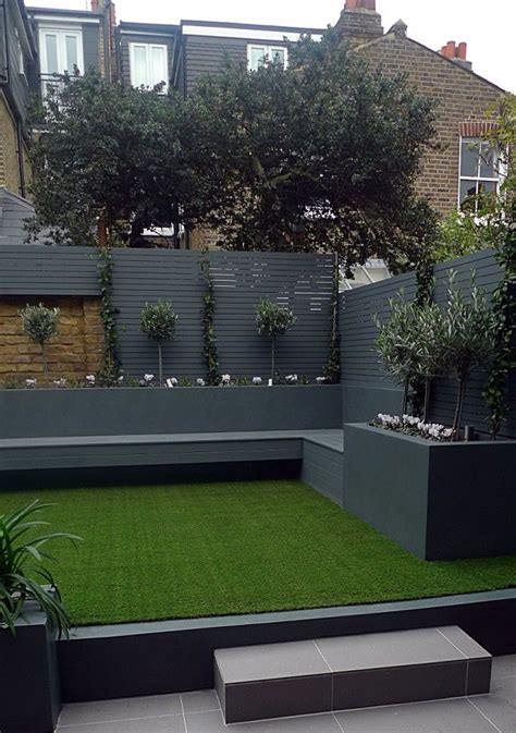 Contemporary Modern Garden Design Balham London Hardwood Horizontal