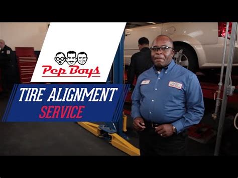 Tire Alignment - Pep Boys - YouTube