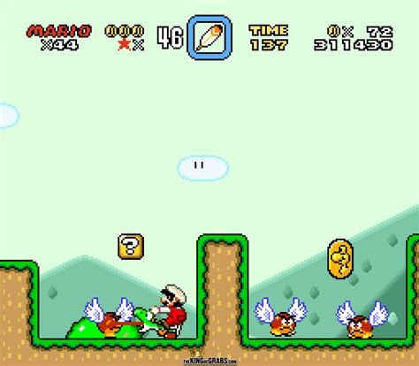 Super Mario World Snes 052 The King Of Grabs