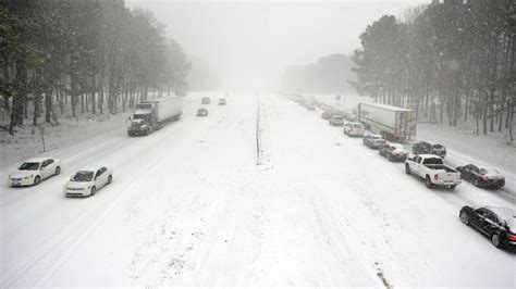 Winter Storm Paralyzes Roads In North Carolina Despite Warnings Wbur