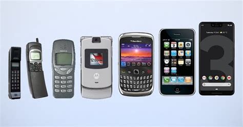 Mobile phones examples and the history of changes over 40 years. ¡No tengo tele! / La historia de los teléfonos móviles