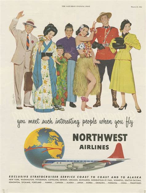 Northwest Airlines Ad Northwest Airlines Formosa Commercial Art