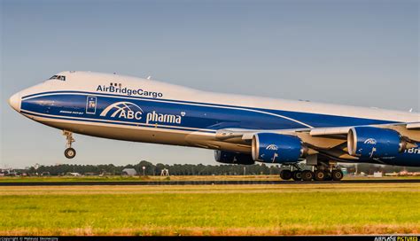 Vq Brj Air Bridge Cargo Boeing 747 8f At Amsterdam Schiphol Photo