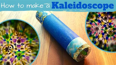 How To Make Kaleidoscope Diy Your Own Fun Paper Roll Crafts Youtube