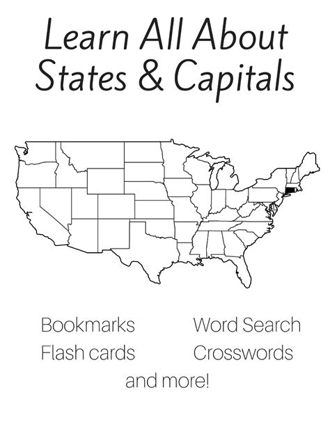 Free Printable States And Capitals Worksheets