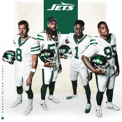 New York Jets Unveil Legacy White Throwback Uniforms Sports Before