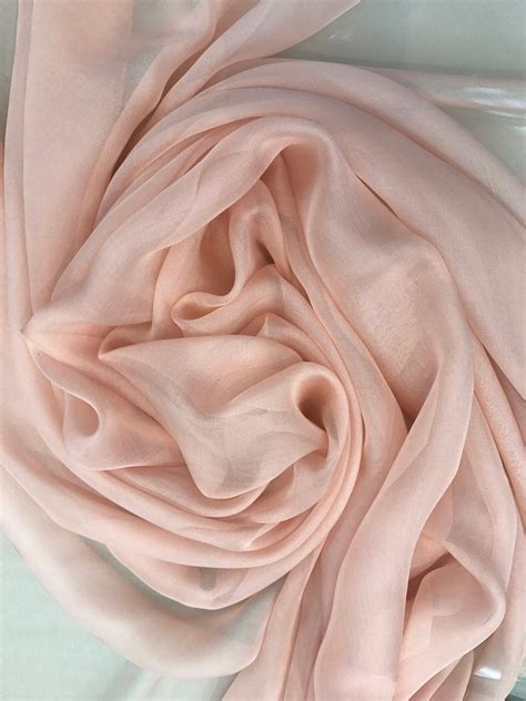Silk Chiffon 54 Wide Silk Chiffon Fabric Sold By The Etsy