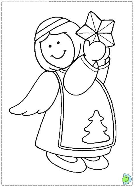 Free printable angel coloring pages for kids. Angel coloring page, Christmas Angel colouring page ...