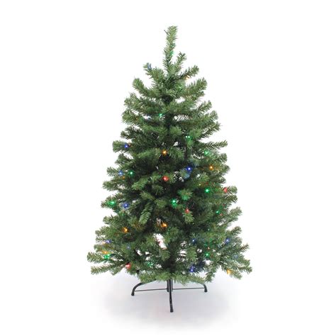 The Perfect Holiday 4 Ft Pre Lit Christmas Tree Multicolor