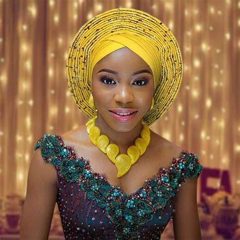 2018 African Headtie For Woman Nigerian Gele Already Made Auto Gele