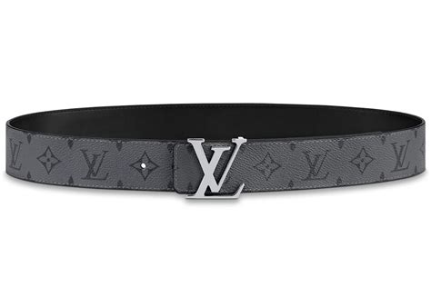 Louis Vuitton Reversible Belt Initiales Monogram Eclipse Reverse 40mm