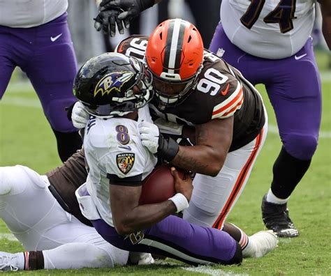 Watch Browns defensive tackle Jordan Elliott force a fumble from Eagles running back Miles ...