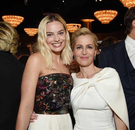 Margot Robbie And Gillian Anderson At The 2020 Golden Globes Best