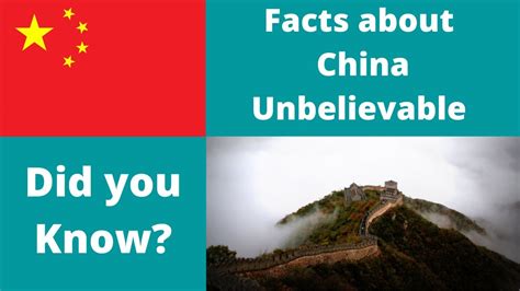 Facts About China That You Did Not Know Youtube